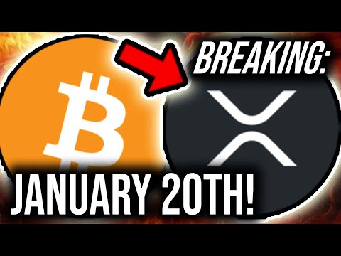 THIS NEW CRYPTO ANNOUNCEMENT JANUARY 20TH COULD CHANGE EVERYTHING FOR CRYPTO!! (XRP, BTC & MORE!!!)