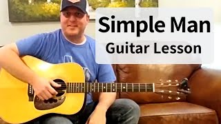 How to Play Simple Man | Charlie Daniels Band Guitar Lesson | Tutorial