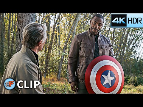 Old Steve Rogers Gives Shield to Falcon - Ending Scene| Avengers Endgame 2019 IMAX 4K HDR Movie Clip
