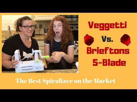 The Best Spiralizer on the Market | Veggetti Review V. Brieftons Review