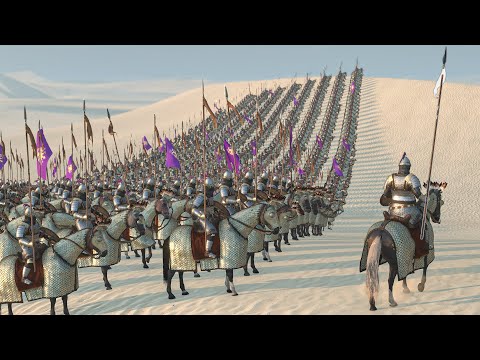 1000 Cataphract Cavalry vs 1000 Viking Infantry — The Desert Storm