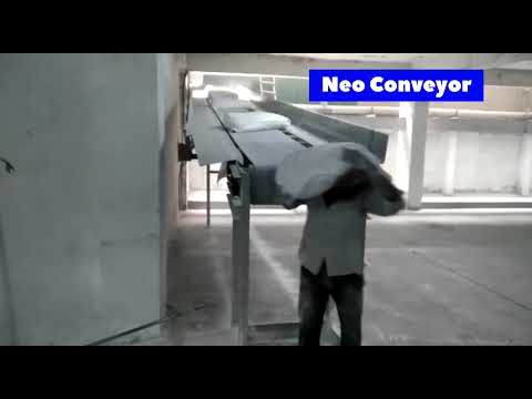 Slider bed belt conveyor in operation video thumbnail