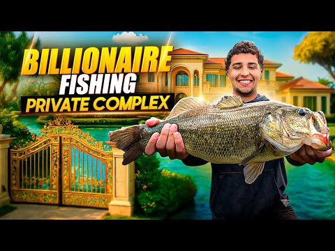 We Asked a BILLIONAIRE to Fish Their Private Complex (FISH PARADISE)