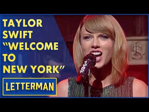 Taylor Swift Performs "Welcome To New York" | Letterman