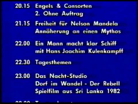 Programmtafel ARD/ZDF 13.01.1986