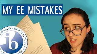 What NOT to do on your EXTENDED ESSAY | my EE mistakes and advice!
