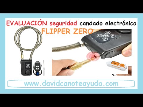 FLIPPER ZERO - Evaluación de Seguridad: Probando Vulnerabilidad de Candado Electrónico con Alarma