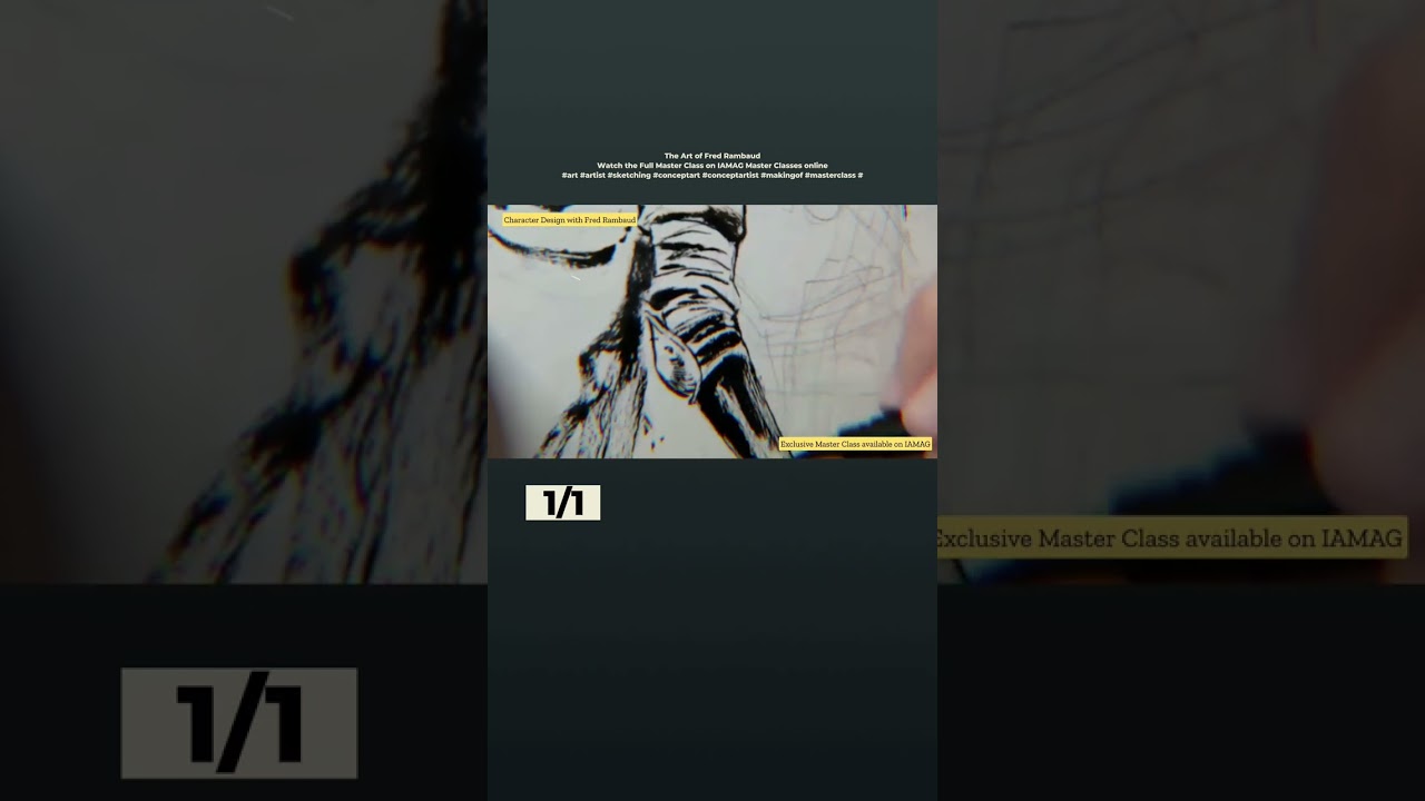 The Art of Fred Rambaud Watch the Full Master Class on IAMAG Master Classes online #art #artist
