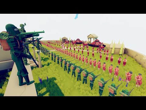 CAN 50X US ARMY DEFEND CASTLE FROM EVERY FACTIONS | TABS - Totally Accurate Battle Simulator