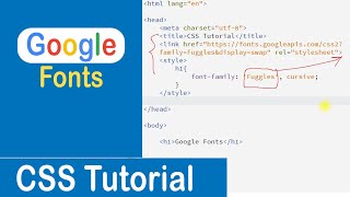Download lagu #17 CSS Google Fonts | How to Add Google Fonts in Web Page | CSS Tutorial mp3