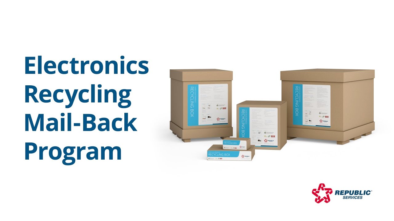 Electronics Recycling Mail-back Process for Residential Customers