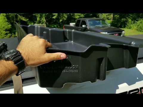 Tundra DU-HA Under-seat Storage Install