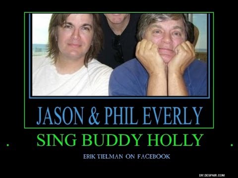 Phil Everly & Son Jason Everly sing Buddy Holly's Rave On(new audio)
