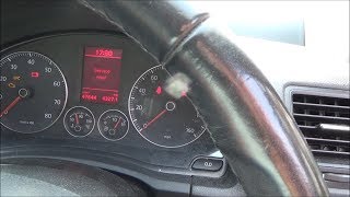How to Reset Service Interval on VW Golf MK5