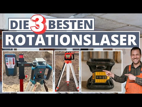 Die 3 besten Rotationslaser - DeWalt, Bosch & Vevor