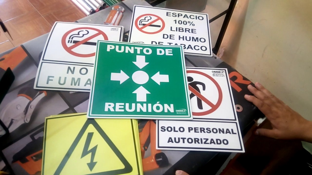 Carteles de seguridad industrial