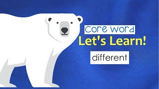 Let’s Learn! Core Word “Different” gameplay video by epanepucci, 2:15 duration