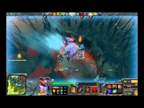Dota 2 Ursa level 9 vs roshan