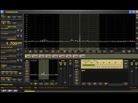 1700kHz XEPE Heraldo Radio at 1314UTC on April 7, 2023