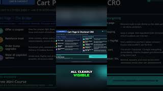 Skyrocket Sales: Optimize Your Cart & Checkout Page NOW Checkout Secrets #shorts