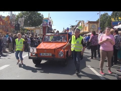 4. Historischer Festumzug mit Oldtimern auf Pützchens Markt 2014
