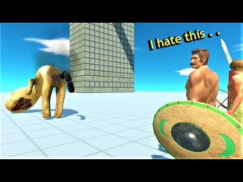 SCP 173 vs factions animal revolt battle simulator