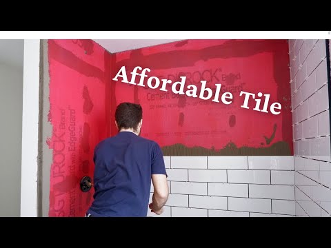 How to install 4x12 subway tile - Bathroom remodel part 4