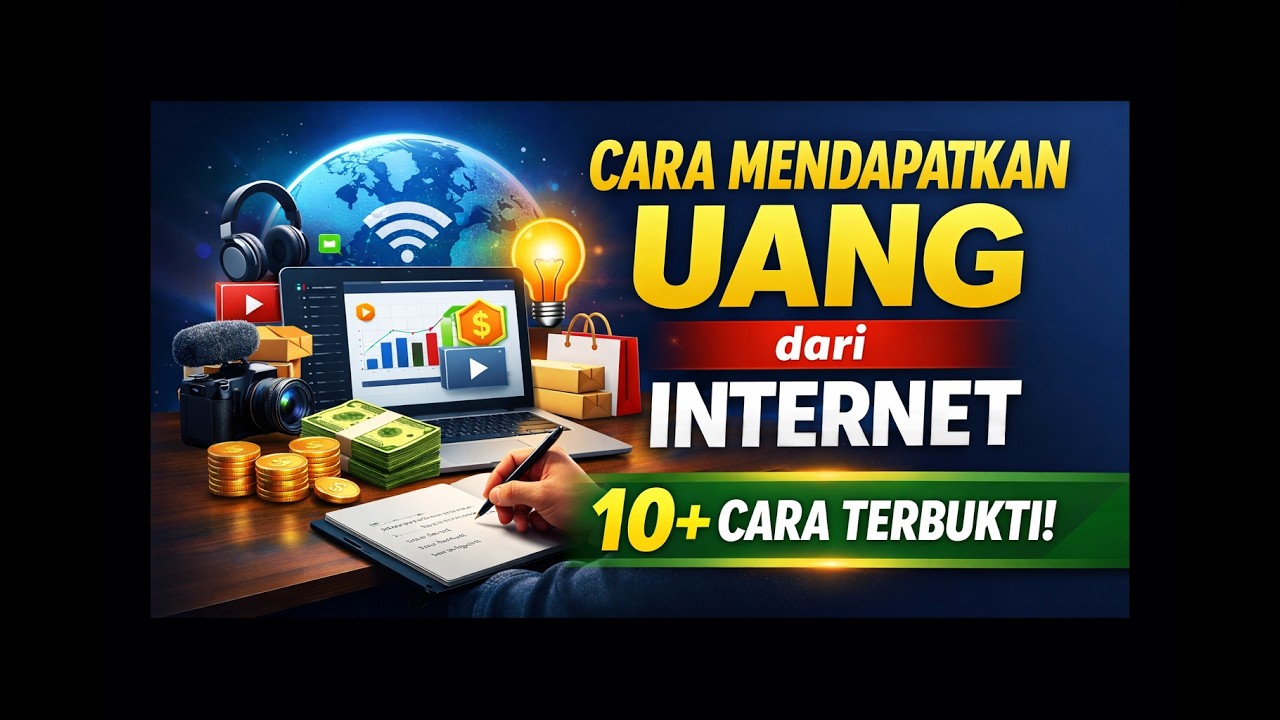 10 Cara Mendapatkan Uang dari Internet Tanpa Modal