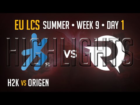 H2K vs Origen HIGHLIGHTS | Week 9 Day 1 EU LCS Summer Split 2015 S5 | H2K vs OG W9D1