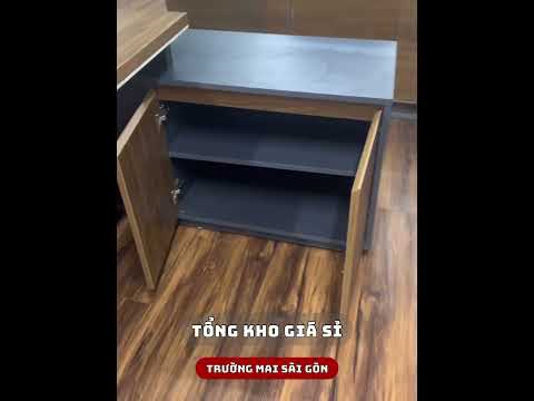 Bàn Giám Đốc Văn Phòng Chữ L Kèm Hộc - BGĐ6