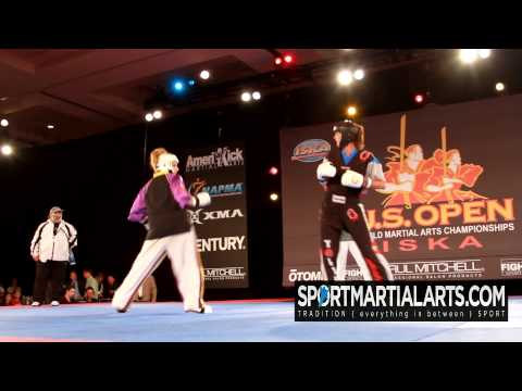 Claire Cocozza v Marissa Mayer - 2013 US Open ISKA Night of Champions - Women's Sparring Grands