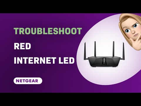 How to Troubleshoot Red Internet LED on Netgear Nighthawk AX5400