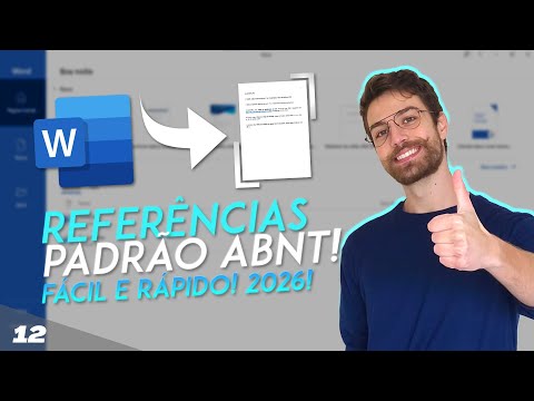 COMO FAZER AS REFERÊNCIAS ABNT! FÁCIL E RÁPIDO! 2026!