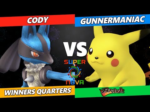Supernova 2024 Winners Quarters - Cody (Lucario, Meta Knight) Vs. Gunnermaniac (Pikachu) Smash Brawl