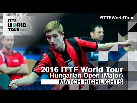 Hungarian Open 2016 Highlights: DUDA Benedikt vs KOTOWSKI Tomasz (Qual)