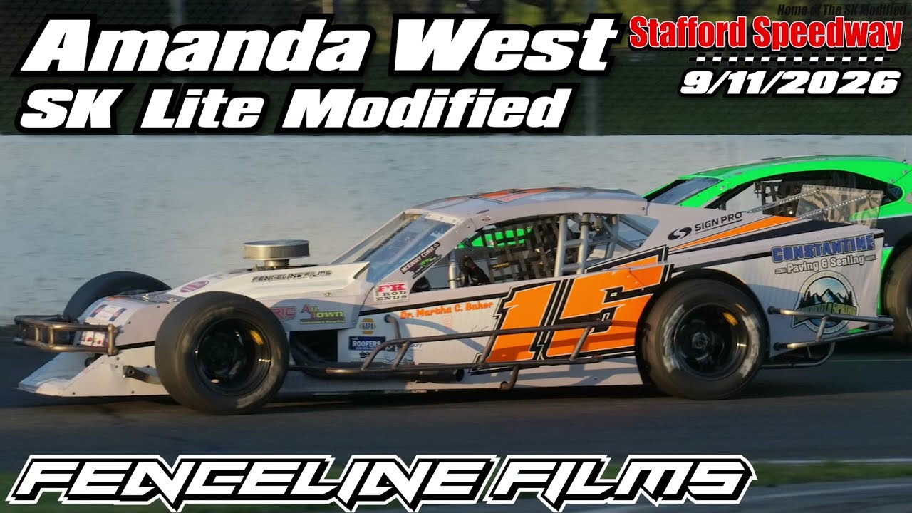 Amanda West SK Lite Modified at Stafford Speedway