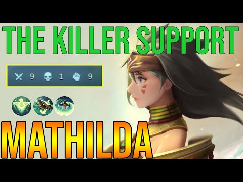 The MVP Killer Support Mathilda [Top Global Mathilda] lovebite Mobile Legends Gameplay