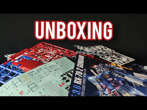 The FIRST EVER Gundam | MG Rx-78-2 Gundam Ver. 3.0 | UNBOXING