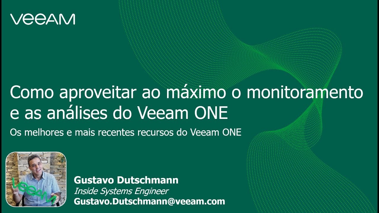 Os melhores e mais recentes recursos de monitoramento e análise do Veeam ONE  video