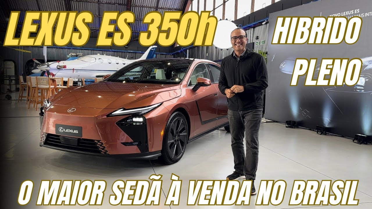 LEXUS ES 350h esta de volta AGORA HÍBRIDO - melhor que SÉRIE 3 e SÉRIE 5 ou AUDI A5?