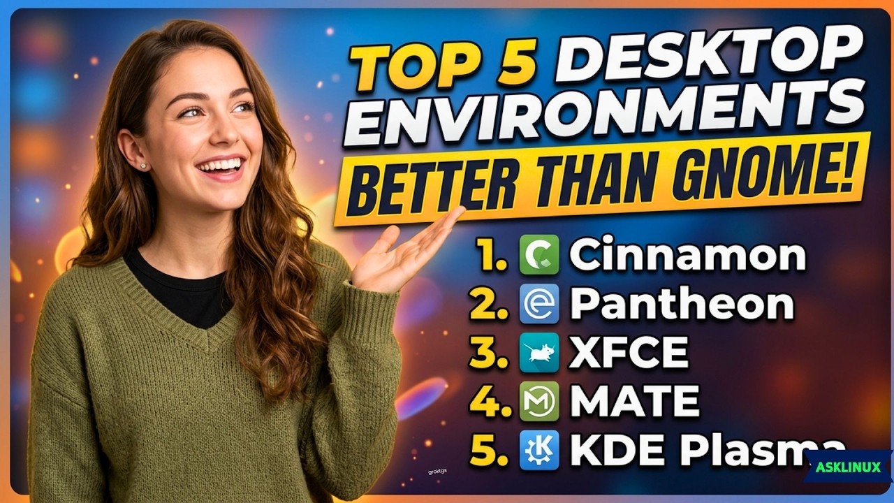 I Tested EVERY Major Linux Desktop – These 5 CRUSH GNOME in 2026! (No Extensions Needed)