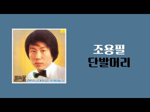 [가사비디오 / Lyric Video]  조용필 - 단발머리 (1980)