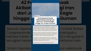 42 Pesawat AS Rontok Saat Serang Iran: F-15 Strike Eagle hingga Jet Tempur Siluman Hancur Total Kini