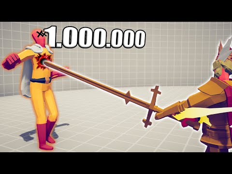 1.000.000 DAMAGE KING SWORD 1 vs 1 TOURNAMENT - TABS | Totally Accurate Battle Simulator 2023