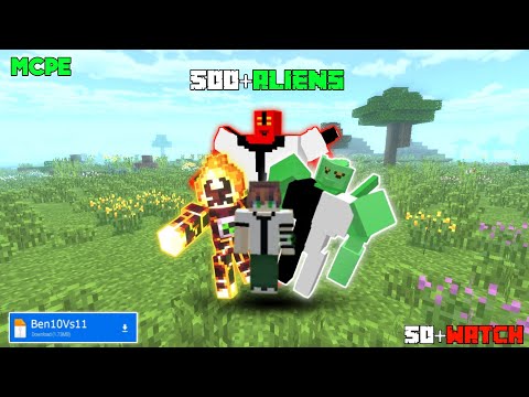 Ultimate Ben 10 Mod for MCPE 1.20+!