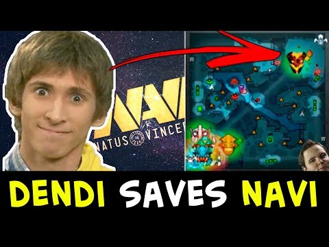 Dendi rat GOD, TI winner move — saving NaVi
