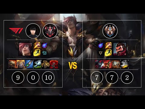 T1 Cuzz Sett vs Graves Jungle - KR Patch 10.12