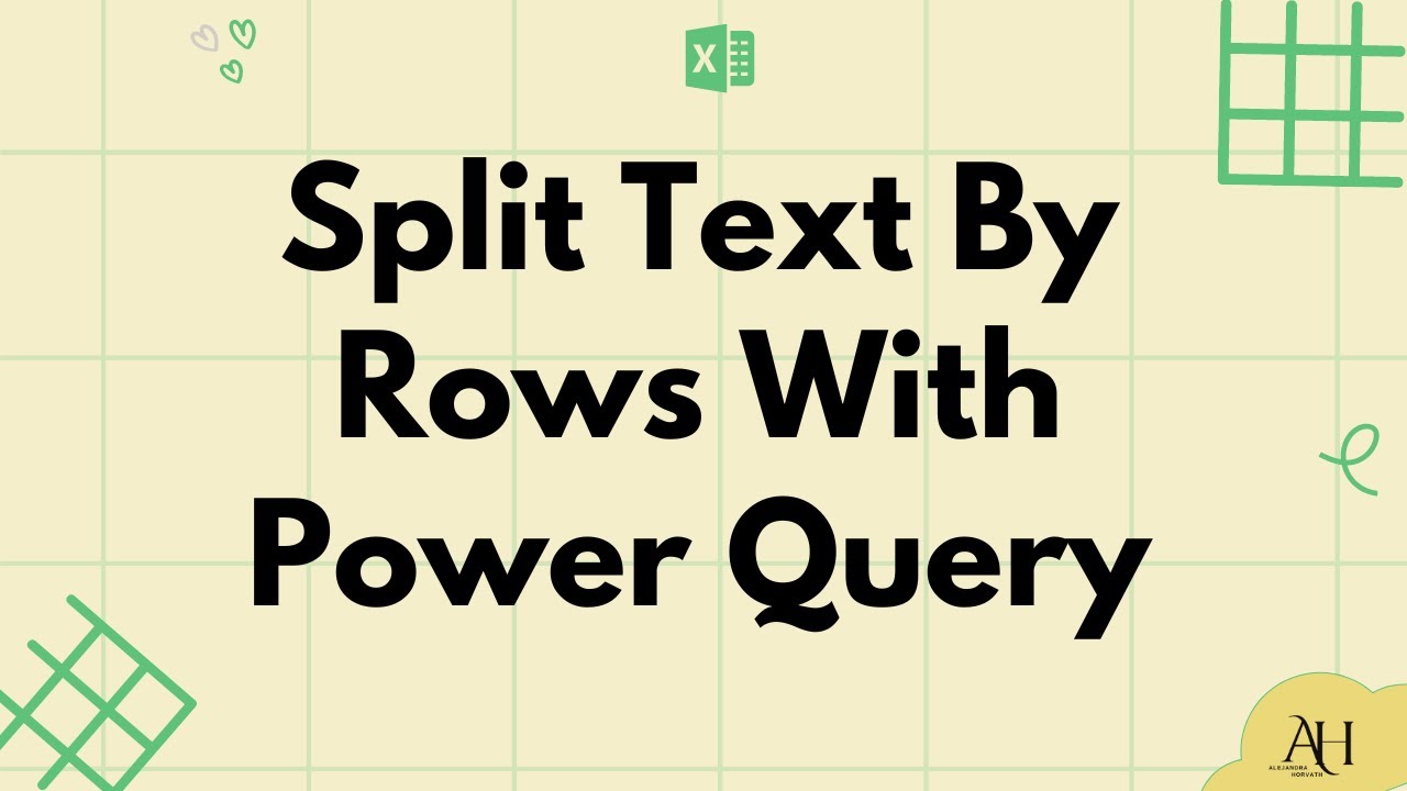 Split Text By Rows With Power Query