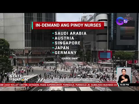 Demand para sa mga Pilipinong nurse sa ibang bansa, malaki raw ngayon, ayon sa DMW SONA