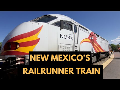 Rail Runner Express Train from Albuquerque to Santa Fe